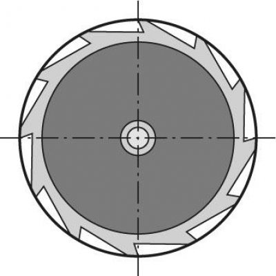Fréza na úzke drážky krátka DIN850 HSSCo8 TiAlN typ N tvar D 16,5x5mm FORMAT - obrázek