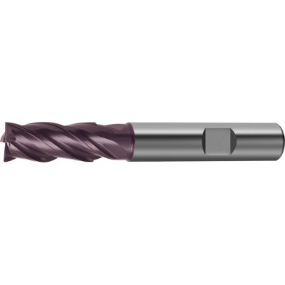 Stopková fréza DIN6527 tvrdokov TiAlN Z4 stopka HB 6mm FORMAT
