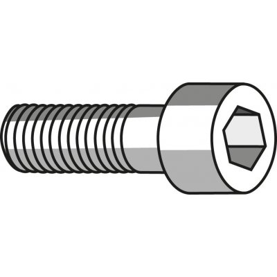 Upínacia skrutka pre SIR / L 18-25 HS 0304 M3x4 - obrázek