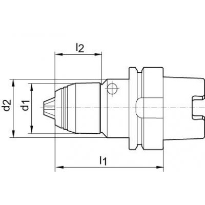 Krátke skľučovadlo na vrtáky AKL DIN69893 0,5-10mm HSK63 ALBRECHT - obrázek