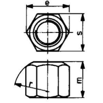 Matica 6hran DIN6330B M6 FORMAT - obrázek