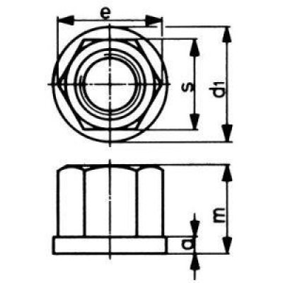 Matica 6hran DIN6331 M12 kovaná FORMAT - obrázek