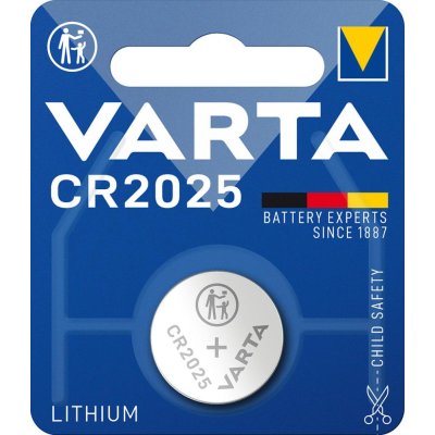 Gombíkový článok Electronics CR 2025 VARTA - obrázek