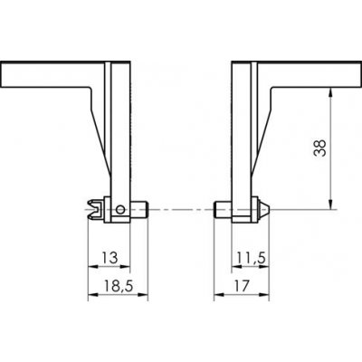 Závitové mierky (pár) na stúpanie metrických vnútorných závitov: 1,0-1,25mm HP - pre216708.jpg