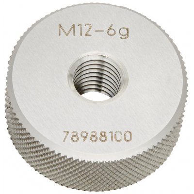 Závitový kaliber krúžok (bezvadný diel) DIN2285 M1 BOSS
