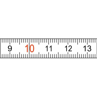 Vreckový zvinovací meter biely vrátane priehľade 2mx13mm FORMAT - obrázek