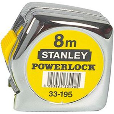 Vreckový zvinovací meter Powerlock kov 8mx25mm STANLEY