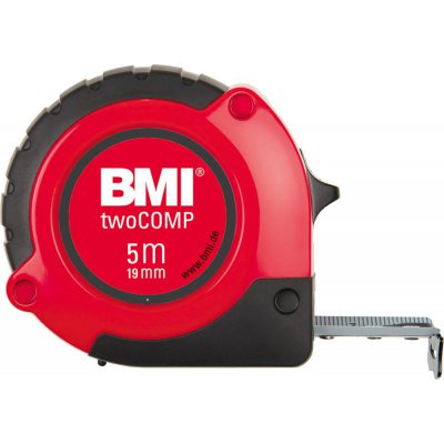 Vreckový zvinovací meter twoCOMP 5mx19mm BMI