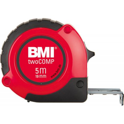 Vreckový zvinovací meter twoCOMP 10mx25mm BMI