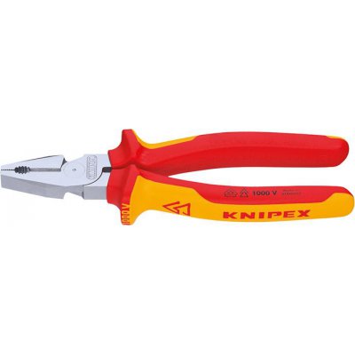 Silové kombinované kliešte VDE a viaczložkové návleky 180mm KNIPEX