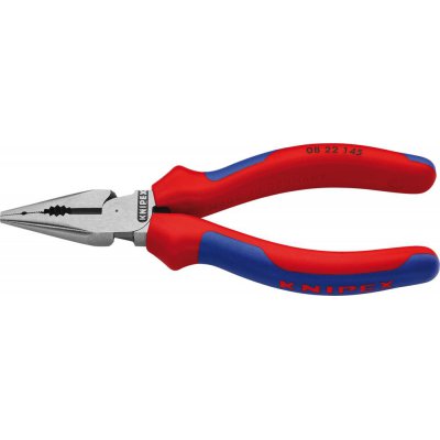 Kombinované kliešte špicaté leštená hlava a viaczložkové návleky 145mm KNIPEX