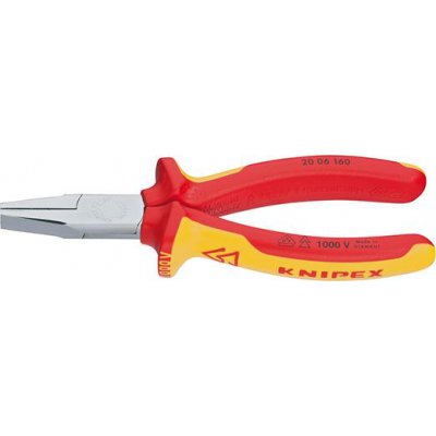 Ploché kliešte VDE a viaczložkové návleky 160mm KNIPEX