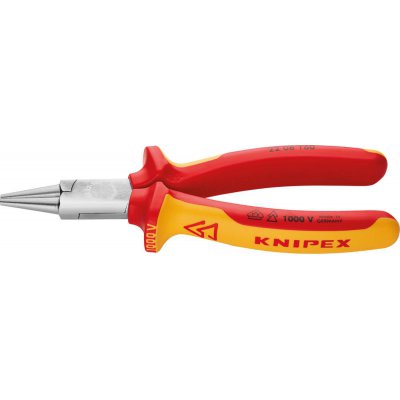 VDE kliešte s guľatými čeľusťami viaczložkové návleky 160mm KNIPEX