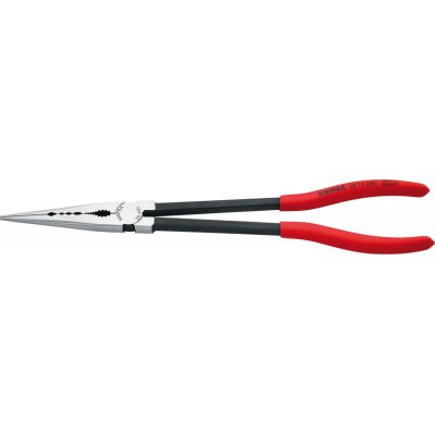 Montážne kliešte, hlava leštená a plastové návleky 280mm KNIPEX