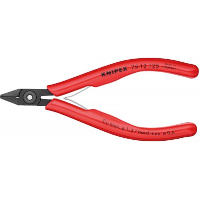 Bočné štiepacie kliešte pre elektroniku, úpinka na drôt 125mm KNIPEX