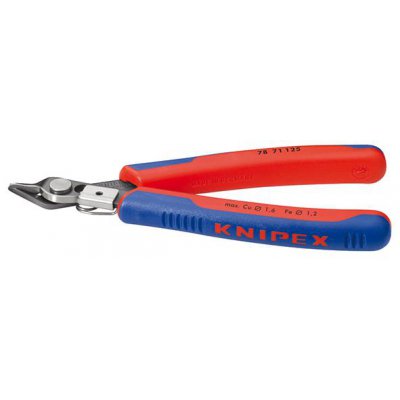 Bočné štiepacie kliešte pre elektroniku Super Knips tvar 7 125mm KNIPEX