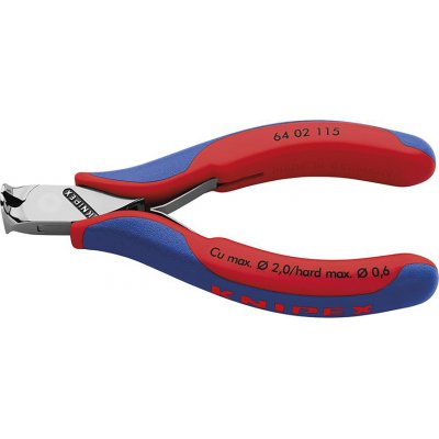 Čelné štípacie kliešte pre elektroniku fazeta 115mm KNIPEX