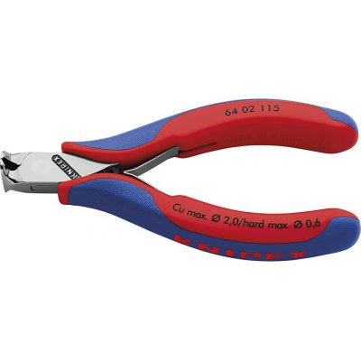 Čelné štípacie kliešte pre elektroniku fazeta 115mm KNIPEX