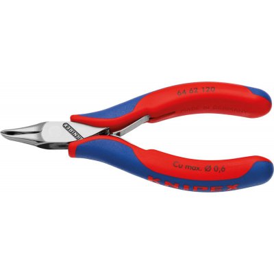 Čelné štípacie kliešte pre elektroniku pre elektroniku, mini brit 120 mm KNIPEX