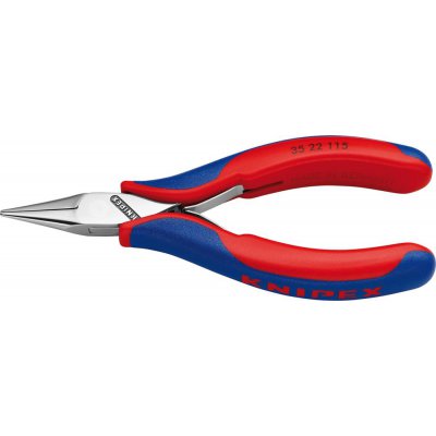 Úchopové kliešte pre elektroniku pologuľaté čeľuste 115mm KNIPEX