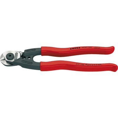 Nožnice na drôtené laná plastové návleky 190mm KNIPEX