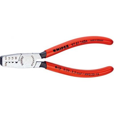 Kliešte na dutinky plastové návleky mm 0,25-2,5qmm KNIPEX