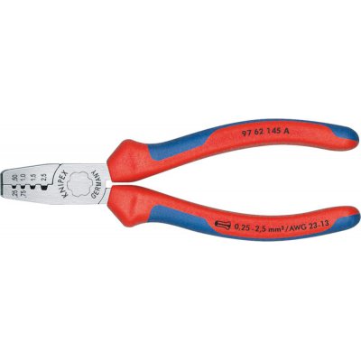 Kliešte na dutinky viaczložkové návleky 145mm qmm KNIPEX