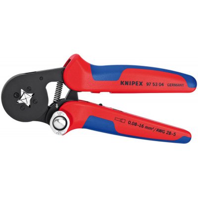 Kliešte na koncové dutinky 4-hran 0,08-16qmm KNIPEX