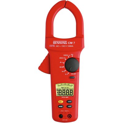 Digitálny multimeter s prúdovými kliešťami CM 7 BENNING