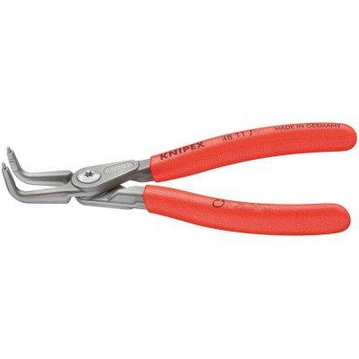 Kliešte na vnútorné istiace krúžky zahnuté, šedej, hlava fosfátovaná, J01 mm KNIPEX