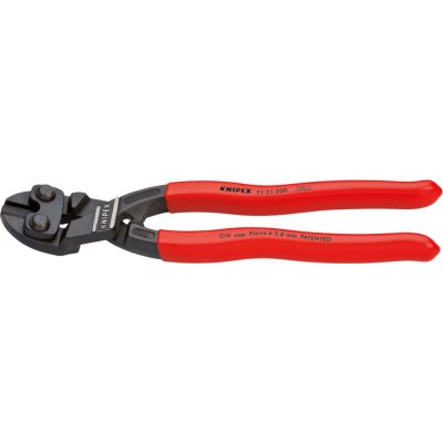 Pákové nožnice mini 20 ° plastové návleky 200mm KNIPEX