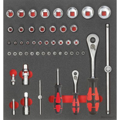 Modul pre nástroje 2/3 Nástrčný kľúč 1/4" a 1/2" FORMAT