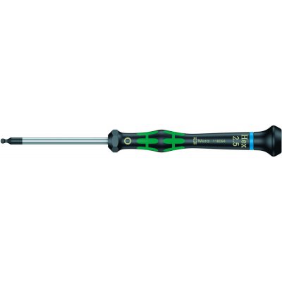 Skrutkovač pre elektroniku vnútorné 6-hran gulička 2,5mm Wera