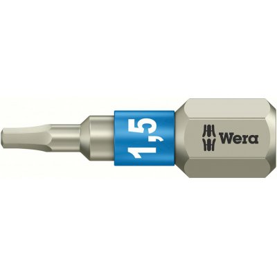 Bit nerez 1/4" DIN3126C6,3 vnútorný 6-hran, 1,5x25mm Wera