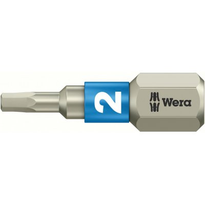 Bit nerez 1/4" DIN3126C6,3 vnútorný 6-hran, 2x25mm Wera