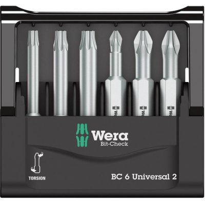 Sada bity Bit-Check 6 Universal 2 Wera