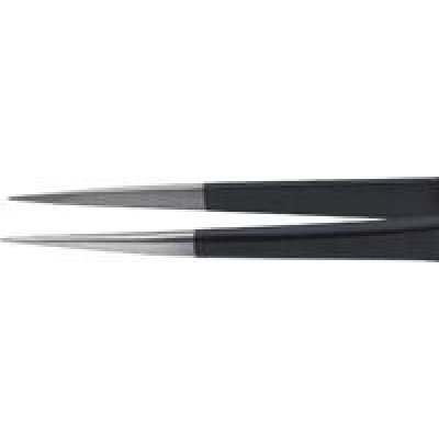 Pinzeta ESD US-ihlový tvar 135mm čierna KNIPEX