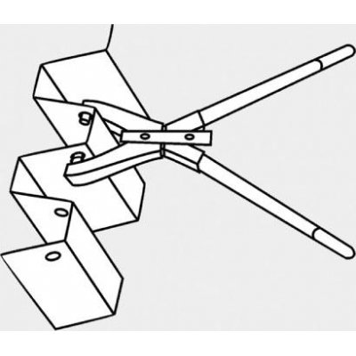 Dierovacie kliešte na lichobežníkový plech 700mm ALARM - obrázek