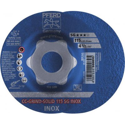 Brúsny kotúč CC-GRIND Solid SG INOX 115mm PFERD