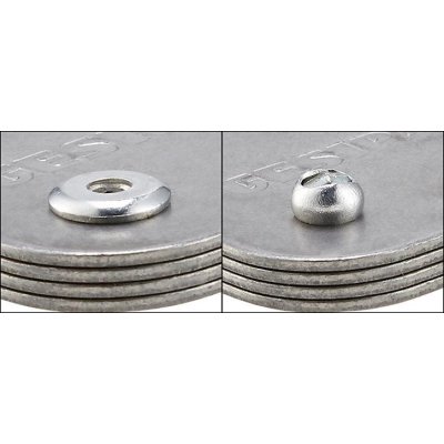 Slepý nit hliník / oceľ plochá guľatá hlava 3,2x14mm GESIPA - obrázek