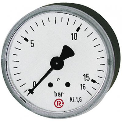 Manometer, na zadnej strane centrický 40mm 0-4bar G1 / 8" Riegler
