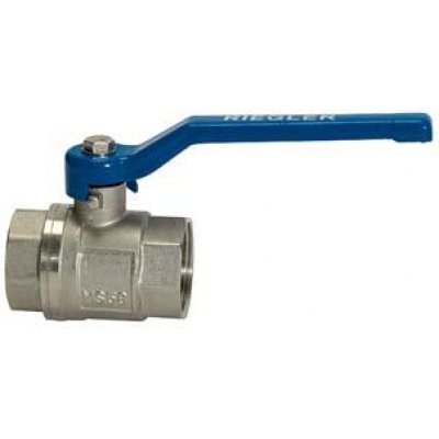 Guľový kohút valve line mosadz G1 / 4" IG / IG Riegler