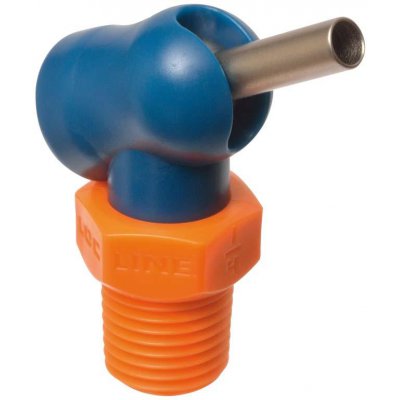 Vysokotlaková tryska XW pre hadice na chladivo 1/8" 70bar O1,6x31,8mm modro-oranžová LOC-LINE