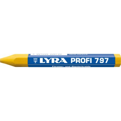 Lesnícka a značkovacia krieda 797 žltá, 12 ks./balení LYRA