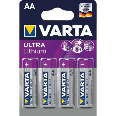 Batérie Professional Lithium AA 4 ks. v blister ks. VARTA