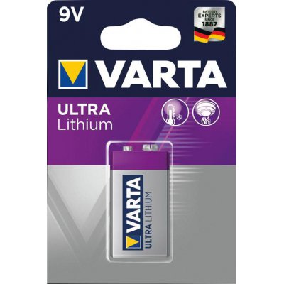 Batérie Professional Lithium 9V e-block 1 kus v blister balení VARTA