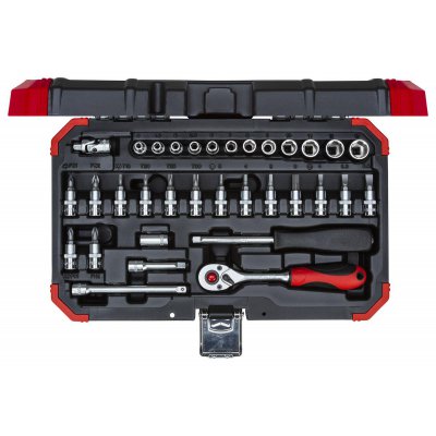 Sada nástrčných kľúčov 1/4 kľúčový otvor 4-13mm 33 dielov Gedore RED - 3300051_01.jpg
