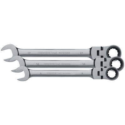 Otvorený a očkový račňový kľúč, sada 5 ks 8, 10, 13, 17, 19 mm s kĺbom Gedore RED