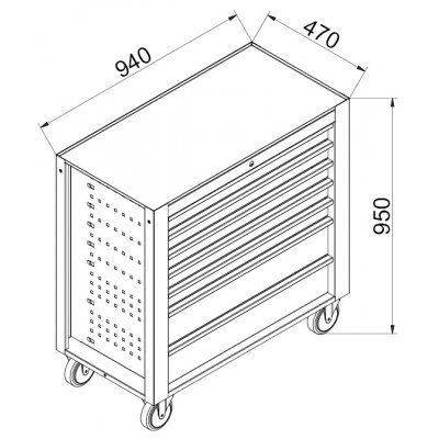 Dielenský vozík TZ5000 Toolzone - vozik-na-naradi-4T4M-nakres.jpg