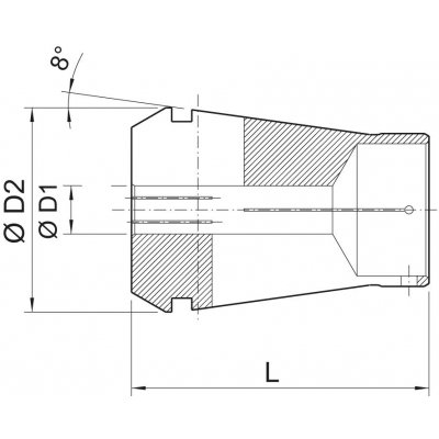 Klieština Power Collet ER16 2mm Haimer - obrázek